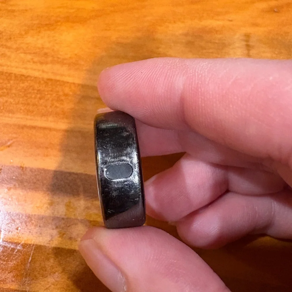 Black Oura Ring Gen3 Horizon Size 7 - Picture 3 of 5
